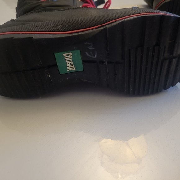 COUGAR shoes | cougar winter boots | lace up | colour black | size 8 - Picture 4 of 6